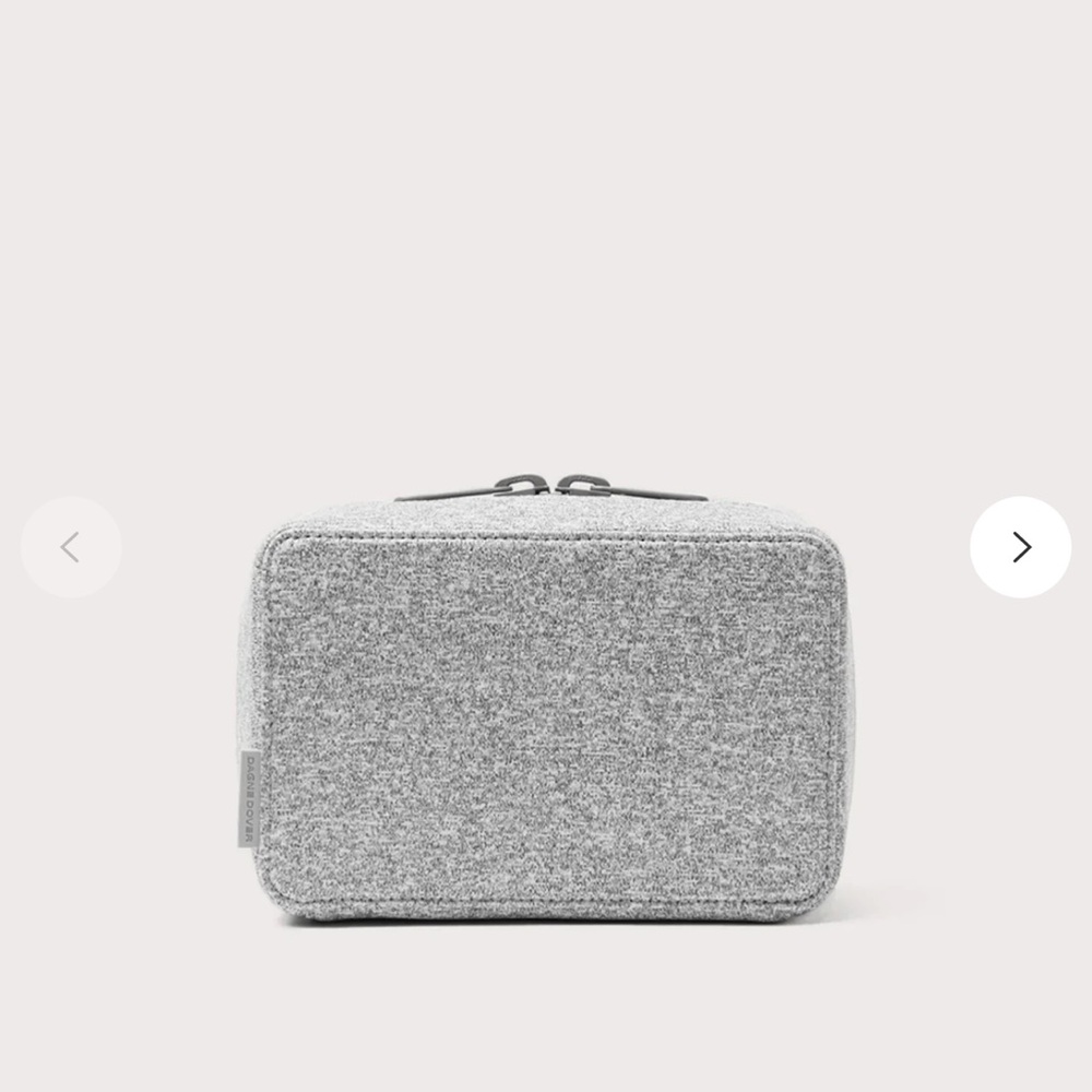 Dagne Dover large tech organizer in color heather grey